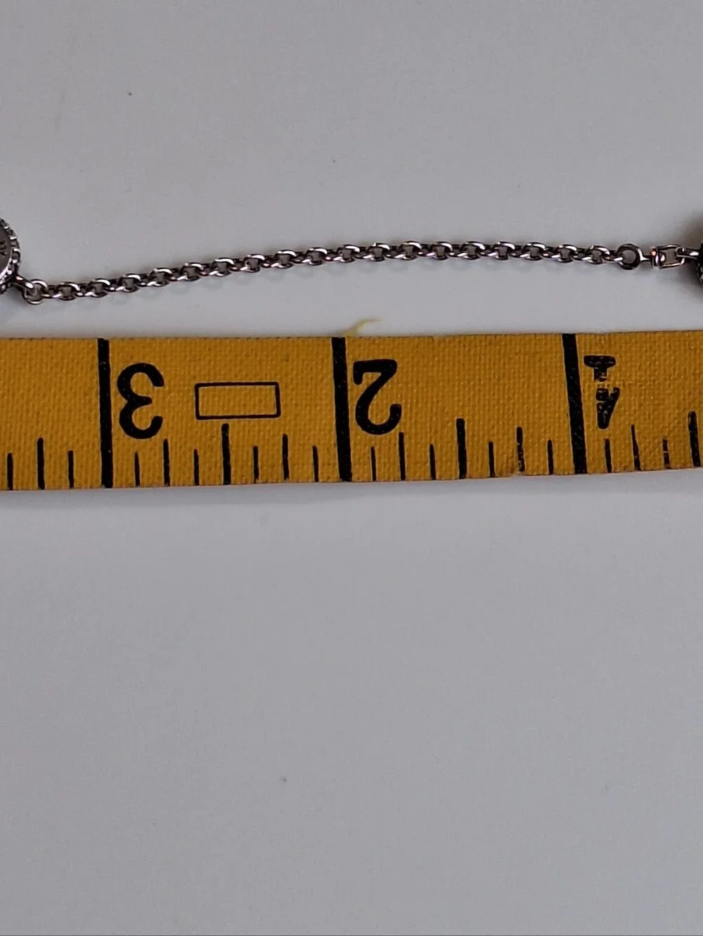Authentic Pandora Heart Clasp Bracelet with Sparkling Pavé Safety Chain S925 ALE
